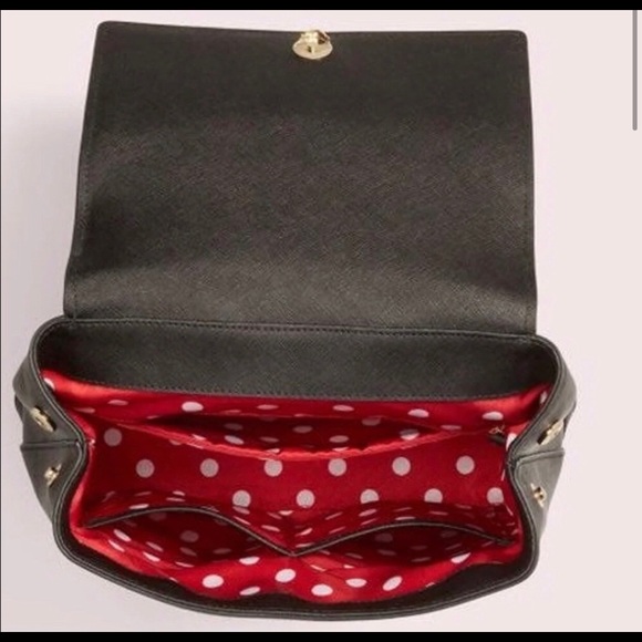 🥰 SALE 🥰 NEW KATE SPADE BLACK MINNIE BACKPACK - Picture 4 of 8
